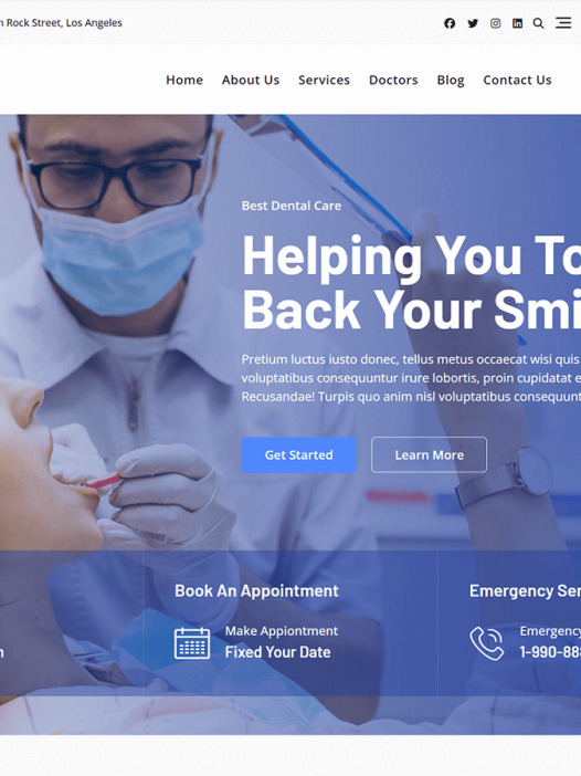 Bosa Dental Care WordPress 主题