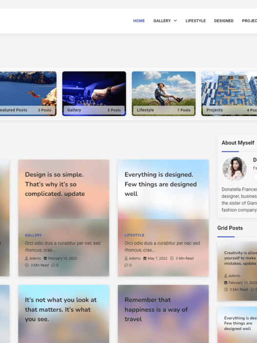 Translucent Blog WordPress 主题