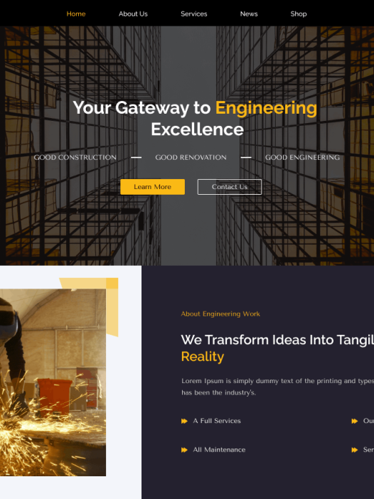 Construction Engineer WordPress 主题