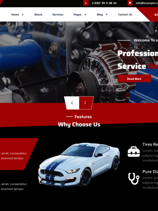 Car Repair Blocks WordPress 主题