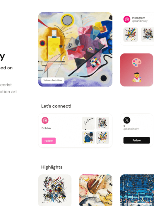 Kandinsky Bento WordPress 主题