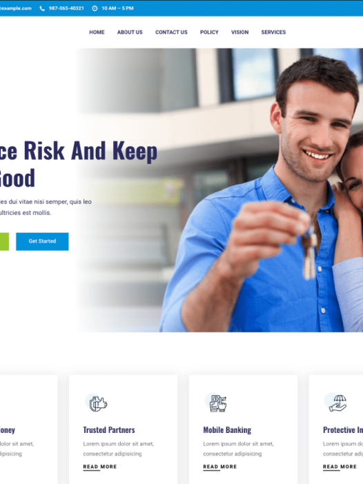 Gutenify Insurance WordPress 主题