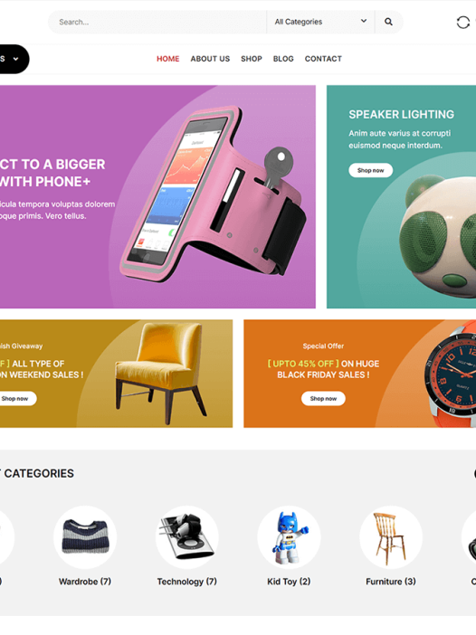 Shoppable Marketplace WordPress 主题