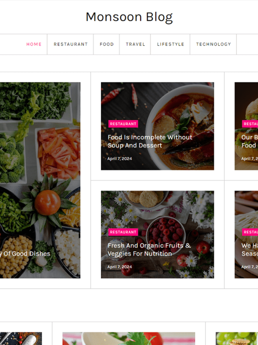 Monsoon Blog WordPress 主题