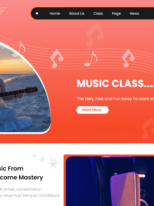 Music Class WordPress 主题