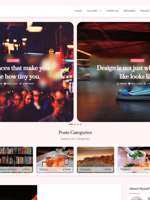 Featured Blog WordPress 主题
