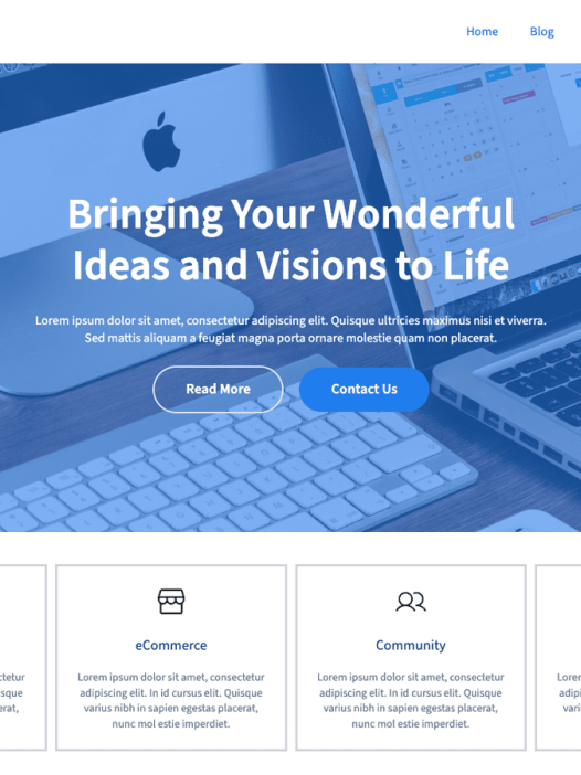 Visionly WordPress 主题