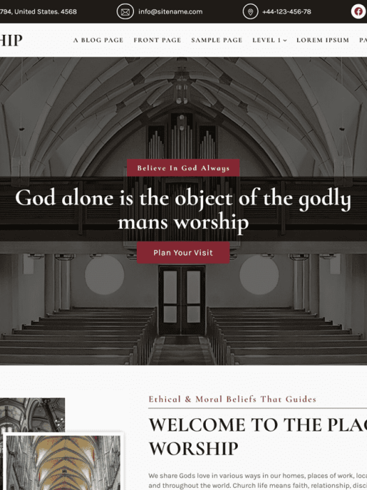 Worship WordPress 主题