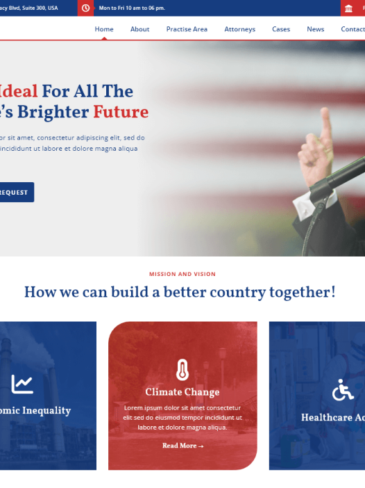 Election Campaign WordPress 主题