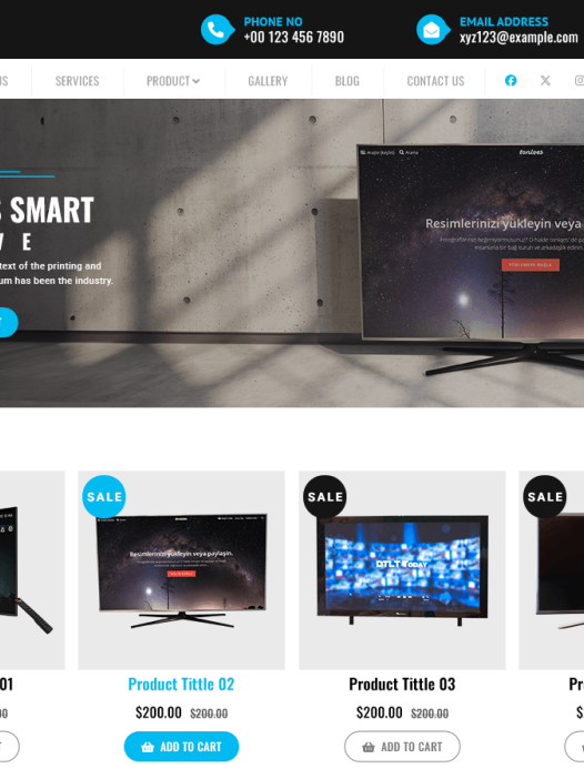 LED TV WordPress 主题