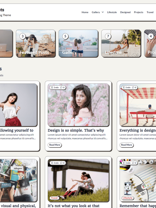 Blog Posts WordPress 主题