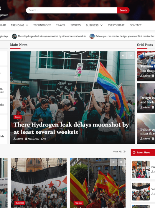 Updated News WordPress 主题