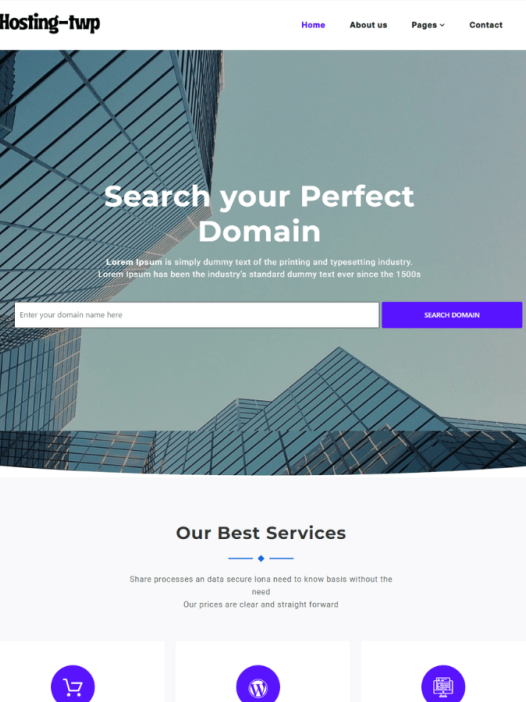 Hosting Elementor WordPress 主题