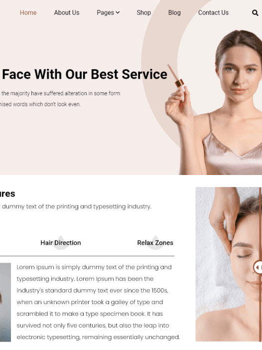 Prime Beauty Salon WordPress 主题