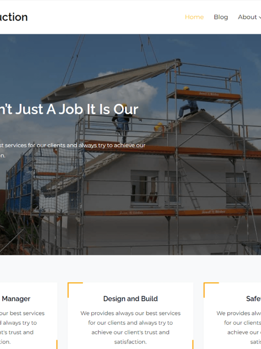 Bond Construction WordPress 主题