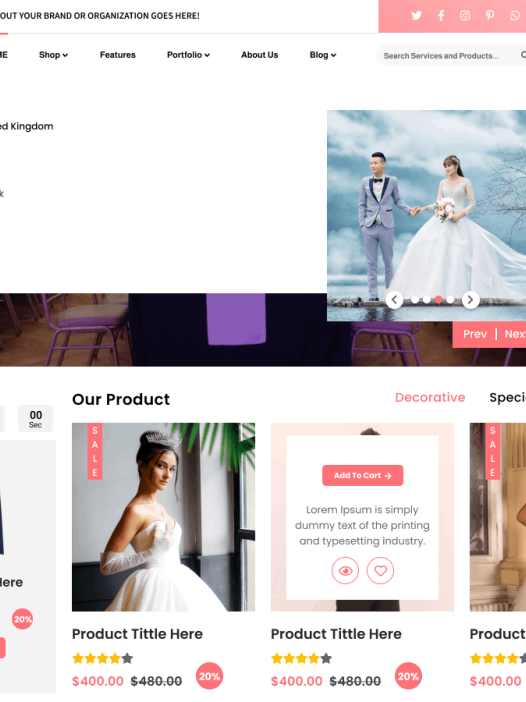 Wedding Planner Lite WordPress 主题