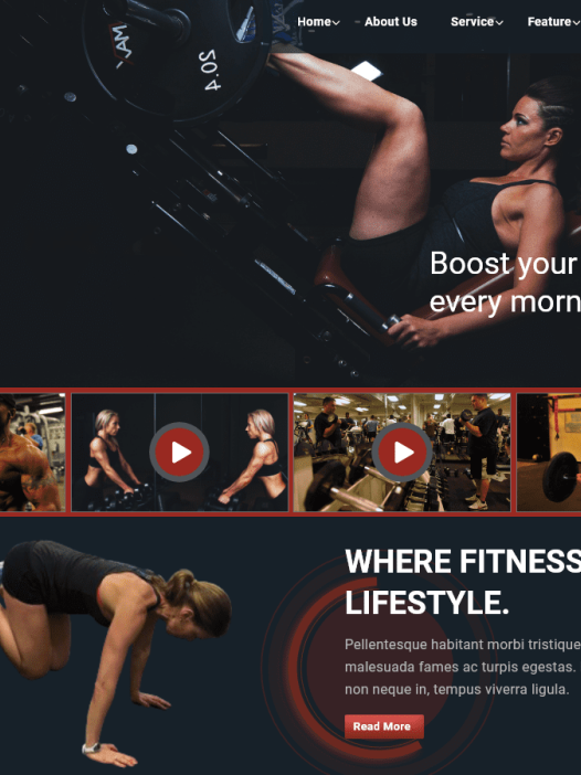 Healthy Fitness Gym WordPress 主题