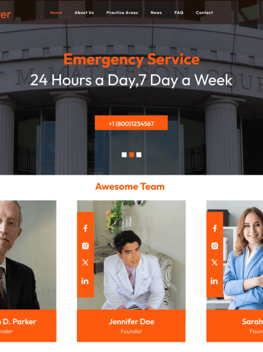 Legal Counselor WordPress 主题