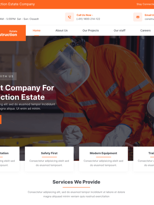 Construction Blocks WordPress 主题