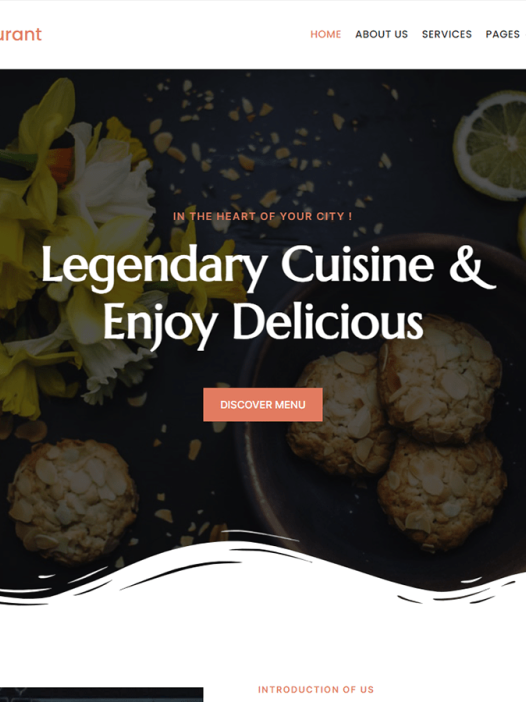Kortez Restaurant WordPress 主题