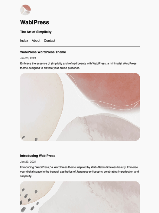 WabiPress WordPress 主题