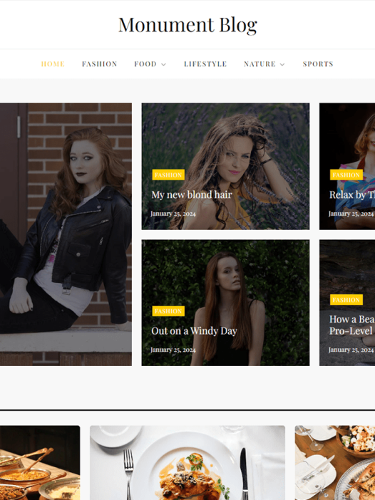 Monument Blog WordPress 主题
