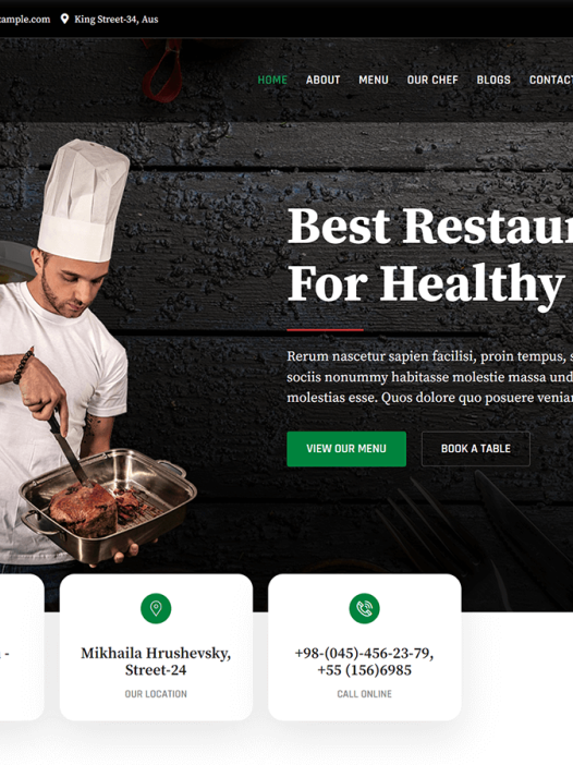 Bosa Restaurant Cafe WordPress 主题