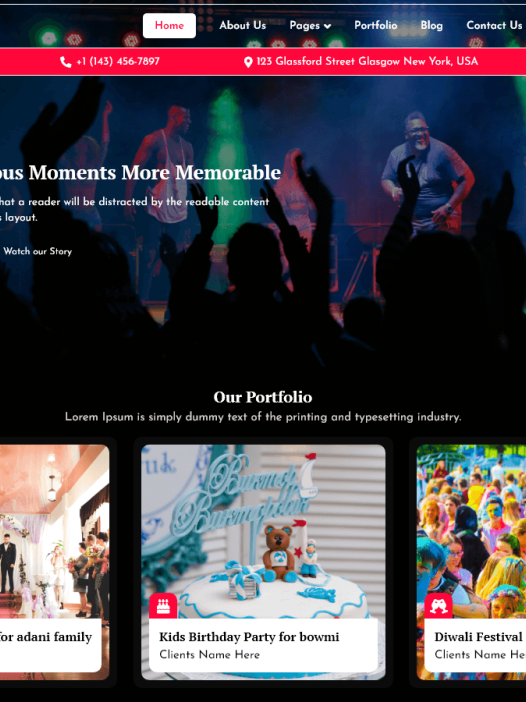 Event Organizer Elemento WordPress 主题