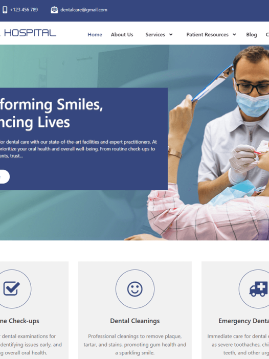 Dental Hospital WordPress 主题