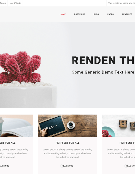 Renden iMagazine WordPress 主题