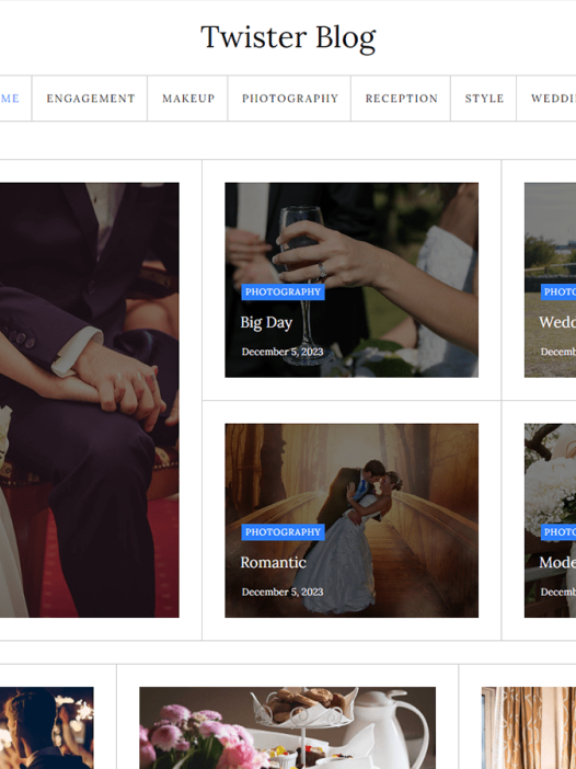 Twister Blog WordPress 主题
