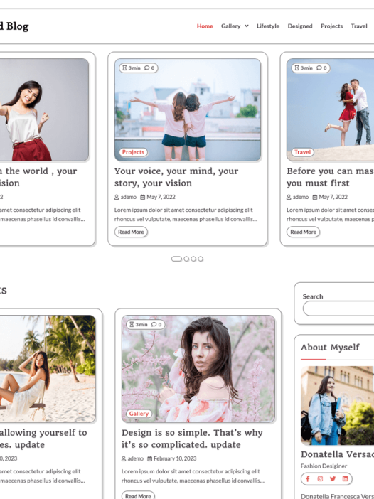 Polished Blog WordPress 主题