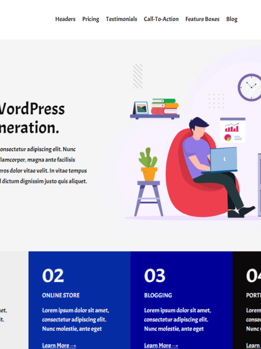 FSE Business Blocks WordPress 主题