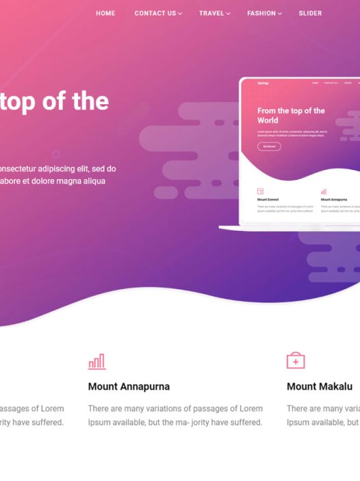 Springy WordPress 主题