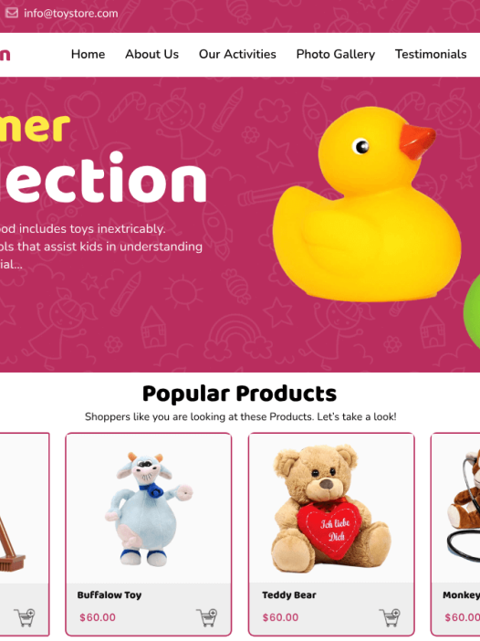 Classic Kids Store WordPress 主题