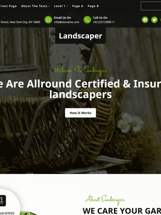 Landscaper WordPress 主题