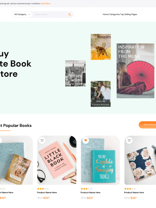 Bookstore Exhibition WordPress 主题