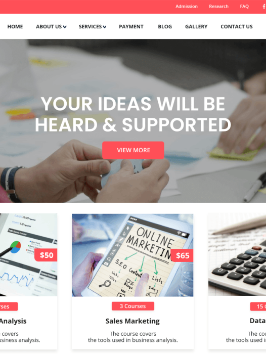 Elearning Online Courses WordPress 主题