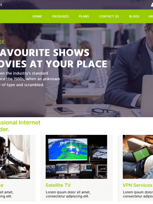 Classic Internet Services WordPress 主题