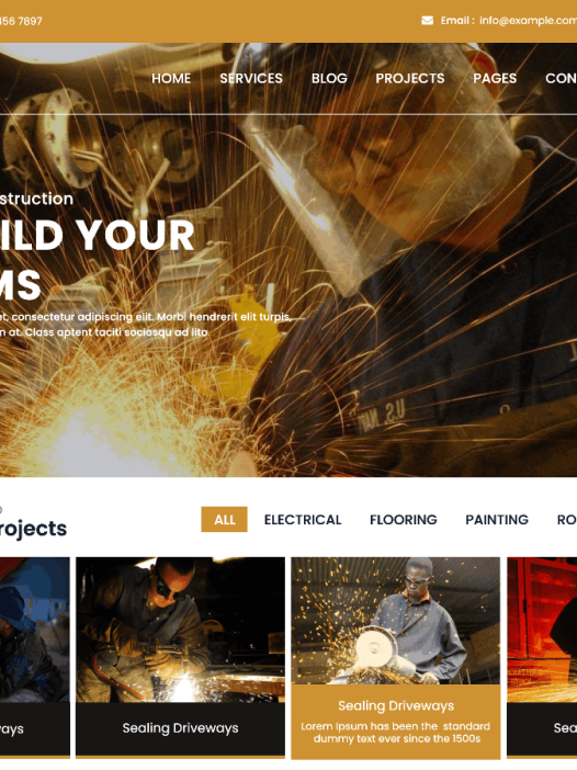 Welding Workshop WordPress 主题