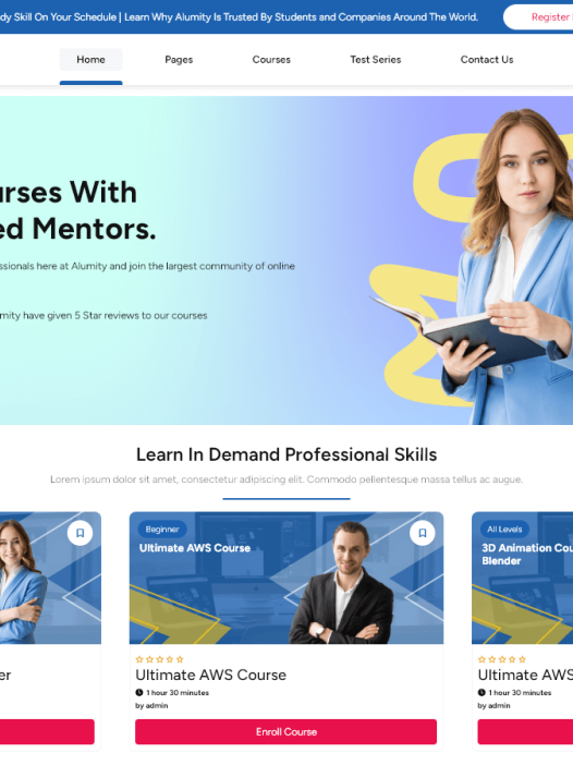 LMS Education Elementor WordPress 主题