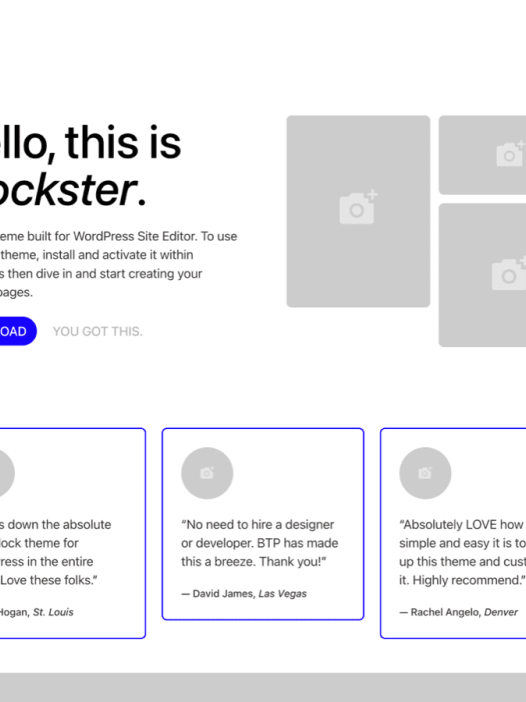 Blockster WordPress 主题