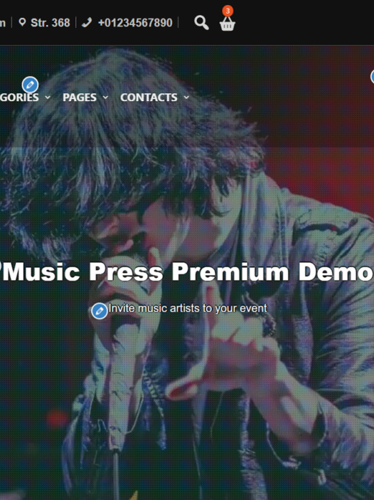 Music Press WordPress 主题