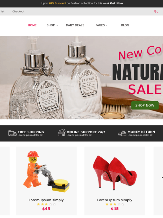 Shopping Cart Woocommerce WordPress 主题