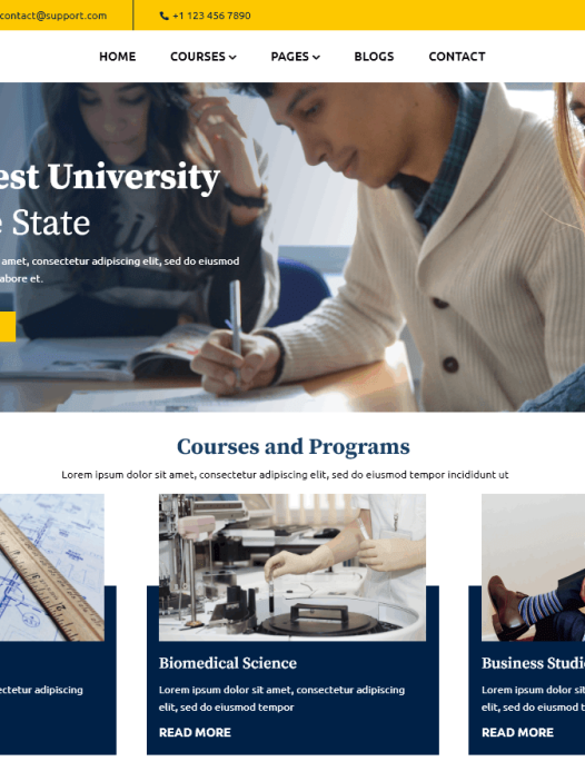 Advance Training Academy WordPress 主题