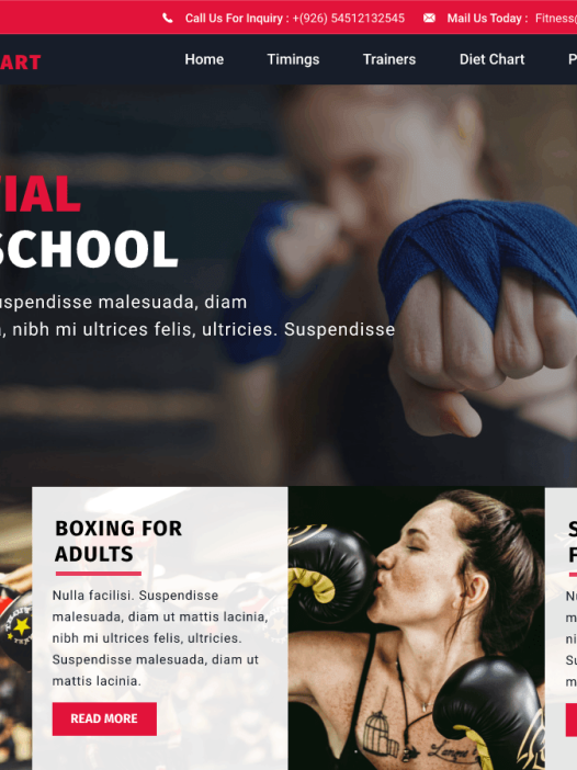 Martial Arts Training WordPress 主题
