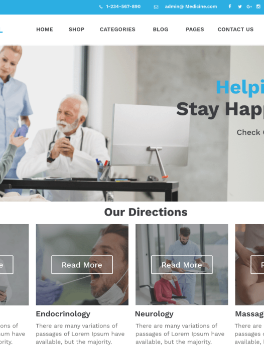 Medical Medicare WordPress 主题