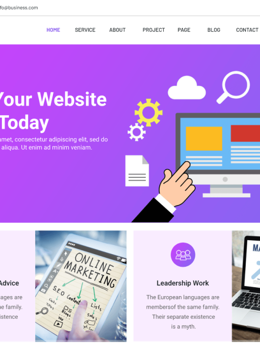 SEO Digital Marketing WordPress 主题