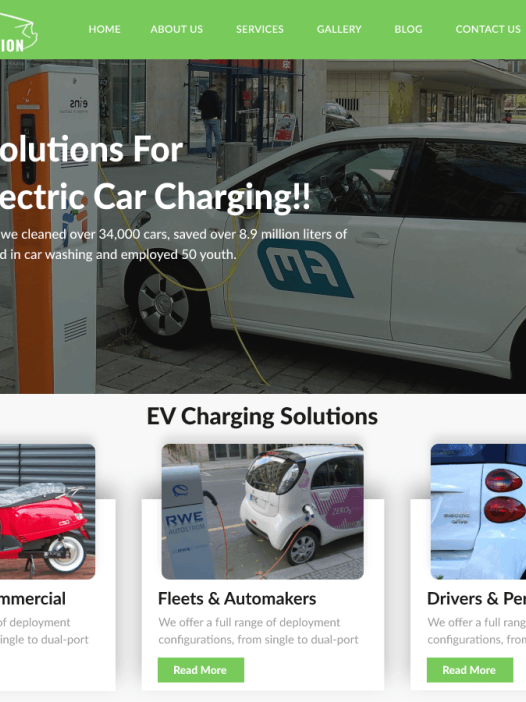 Automotive Charging Station WordPress 主题