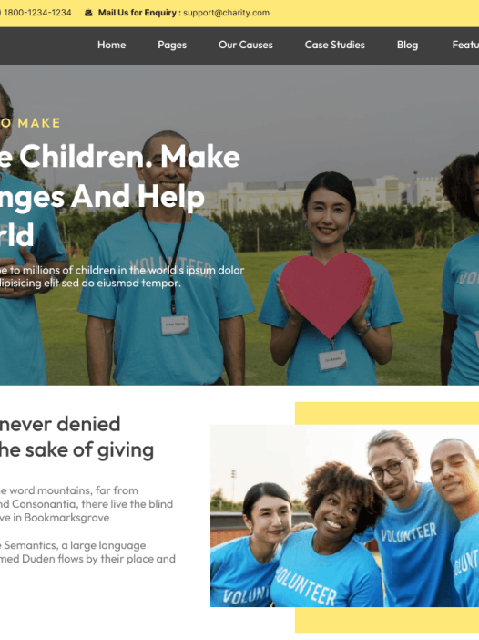 Fundraising Charity Campaign WordPress 主题